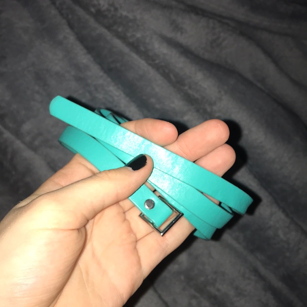 Teal Thin Belt